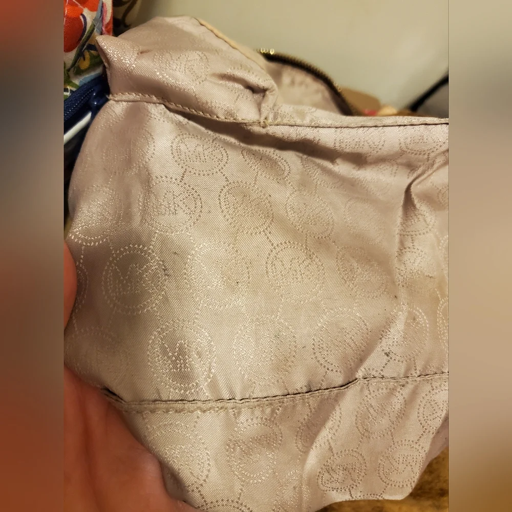 Michael Kors Grayson Suede Satchel  *FLAWS INSIDE - Picture 8 of 15